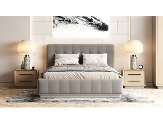 Ліжко двоспальне на цоколі Модена