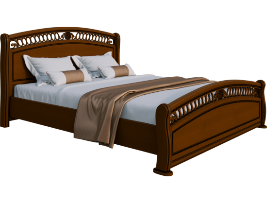 Кровать (дерево+радуга) Доминик