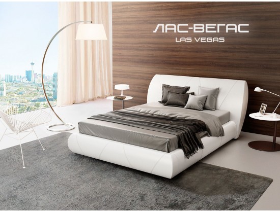 Мягкая двуспальная кровать Лас-Вегас