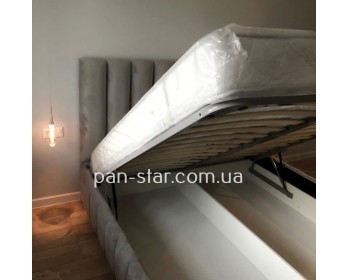Мягкая двуспальная кровать Астеро