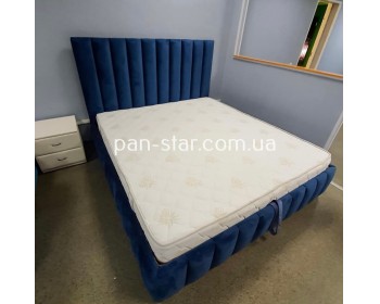 Мягкая двуспальная кровать Астеро