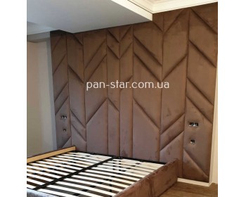 Мягкая стеновая панель Кровать Амаранти 2